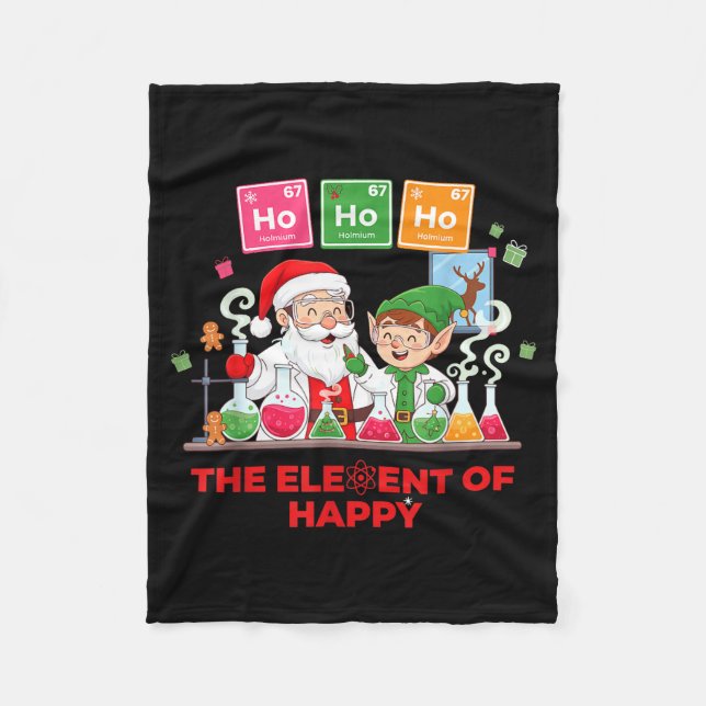 Cobertor De Velo Ho Ho Ho Holmium Chemistry Element 67 Meme Of Peri (Frente)
