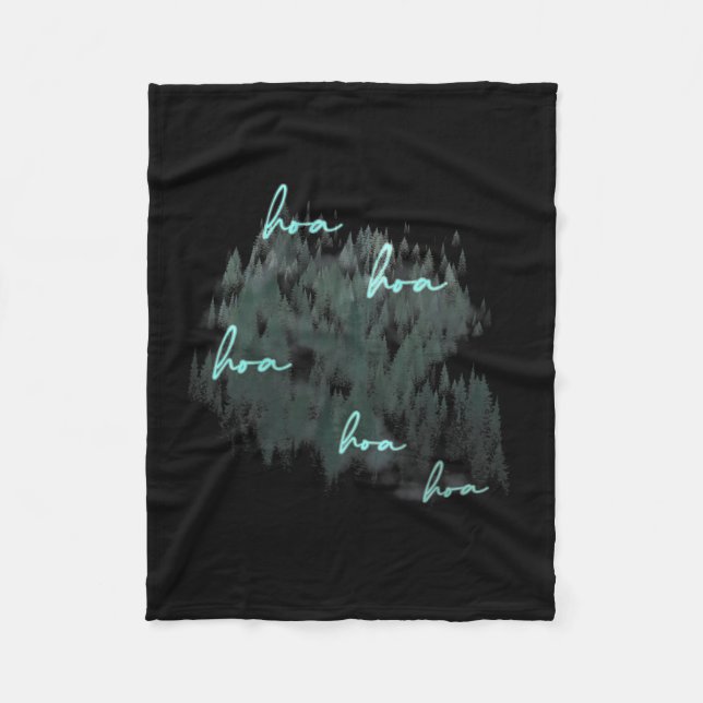 Cobertor De Velo Hoa Hoa Hoa Hoa (Frente)