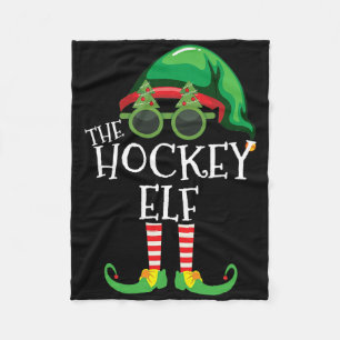 Cobertor De Velo Hockey Elf Combinando Roupas de Natal para Festa d