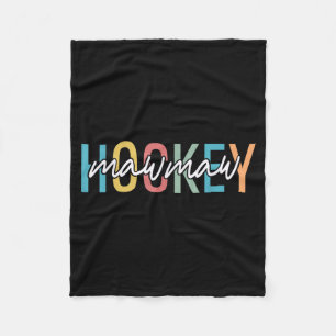 Cobertor De Velo Hockey Mawmaw Retro Vintage Amante do Jogador de H