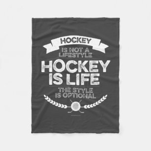 Cobertor De Velo Hockey Não É Um Fogão De Estilo De Vida
