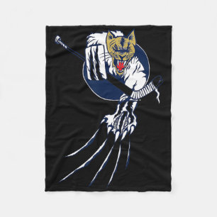 Cobertor De Velo Hockey Puma Leão Gato Fera do Gelo Goleiro Logo Ho