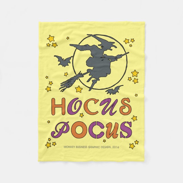 COBERTOR DE VELO HOCUS POCUS (Frente)