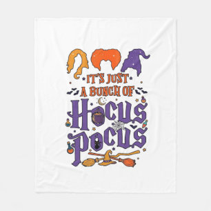Cobertor De Velo Hocus Pocus Halloween Bruxas Caldeirão Vassoura Ga