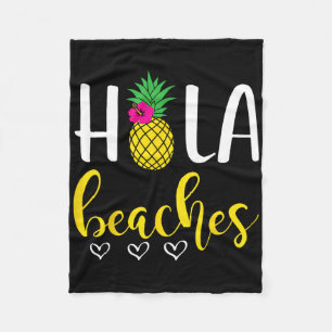 Cobertor De Velo Hola Pineapple Bachelorette Beaches Férias de Verã
