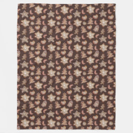 COBERTOR DE VELO HOLIDAY CHRISTMAS COOKIES