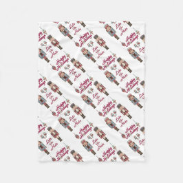 Cobertor De Velo Holiday Nutcracker deixa Loucos irem