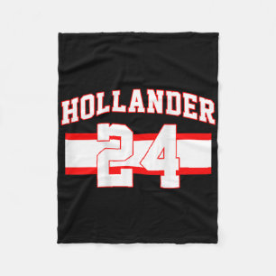 Cobertor De Velo Hollander Hockey 24 Estilo Nome Número Fã
