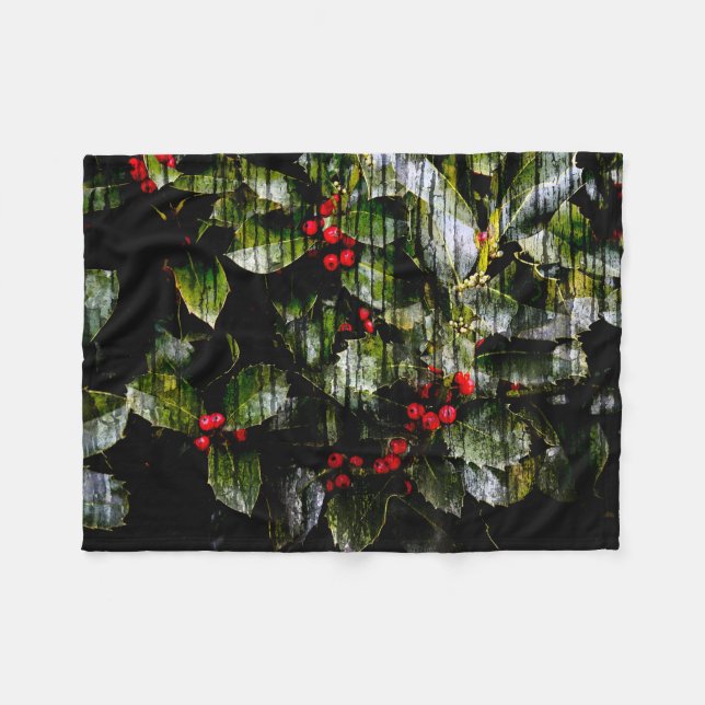 Cobertor De Velo Holly Berry Blanket (Frente (Horizontal))