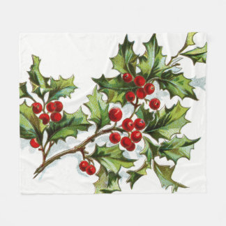 Cobertor De Velo HollyBerries20150801