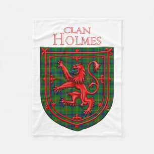 Cobertor De Velo Holmes Tartan Scottish Xadrez Lion Rampant