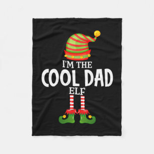 Cobertor De Velo Homem elfo pai legal natal pijama combinando