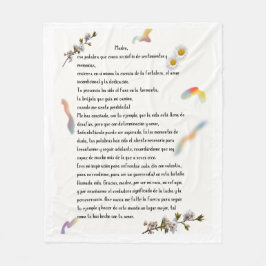 Cobertor De Velo Homenaje a Mamá