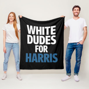 Cobertor De Velo Homens Brancos Para Harris Kamala Harris Eleição 2