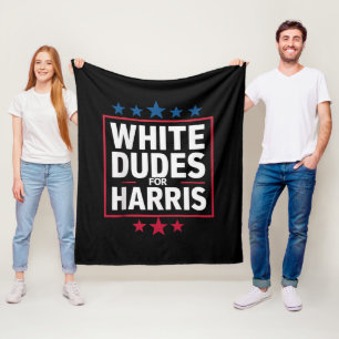 Cobertor De Velo Homens Brancos Para Kamala Harris Presidente 2024
