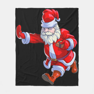 Cobertor De Velo Homens do Natal de Futebol Rapazes Papais noeis de
