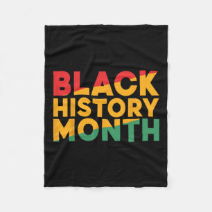 Cobertor De Velo Homens do Orgulho Africano-Americano na História N