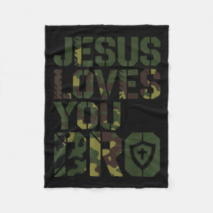 Cobertor De Velo Homens Jesus Te Ama Mano Filho Cristão Engraçado