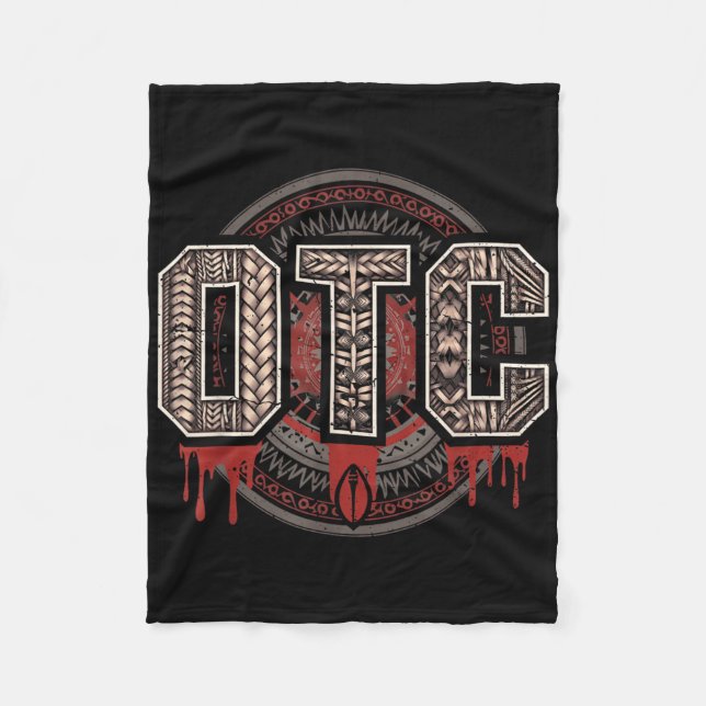 Cobertor De Velo Homens Mulheres Crianças Otc Luta de Sangue (Frente)