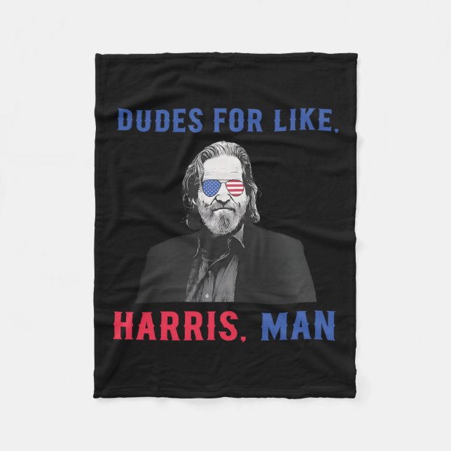 Cobertor De Velo Homens Para Harris Kamala Harris Para Presidente (Frente)