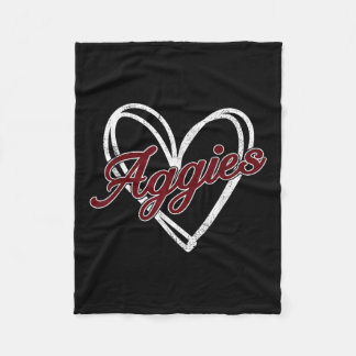 Cobertor De Velo Homens Personalizados Retro-Aggies-Cardíacos Mulhe