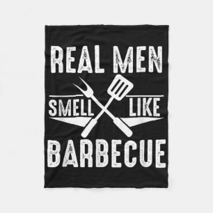 Cobertor De Velo Homens Reais Cheiram A Barbecue Engraçados Churras