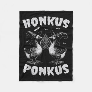 Cobertor De Velo Honkus Ponkus Ganso Engraçado Halloween