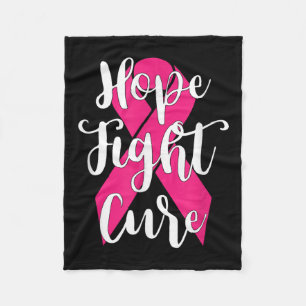 Cobertor De Velo Hope Fight Cure Breve Brevemente Cancer