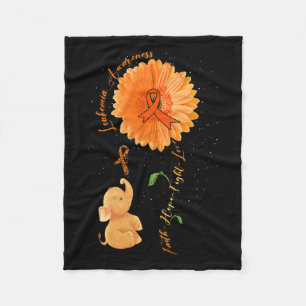 Cobertor De Velo Hope Fight Love Elephflower Sunflower Awaren