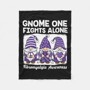 Cobertor De Velo Hope Love Gnomos Roxo Fibromialgia Awaren