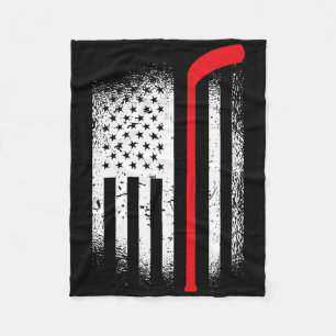 Cobertor De Velo Hóquei Bandeira Americana Hóquei Patriótico