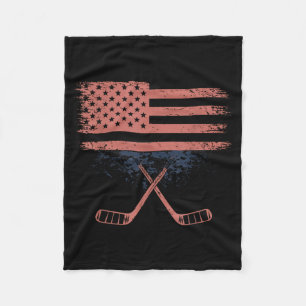 Cobertor De Velo Hóquei da Bandeira Americana