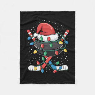 Cobertor De Velo Hóquei de Natal Xmas Papai Noel Chapéu Esportivo B