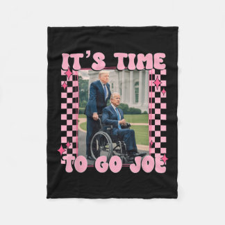 Cobertor De Velo Hora De Ir Joe Shirt Engraçado Trump 2024