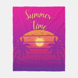 Cobertor De Velo Horário de Verão Púrpura Rosa