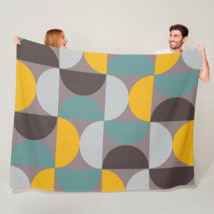 Cobertor De Velo Horizonte Dourado Moderno do Século médio