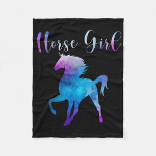 Cobertor De Velo Horse Girl Love Equestrian Ranking Ownership Fazen