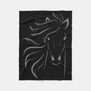 Cobertor De Velo Horse Lover Oferece Mulheres Equestres Homens Hors