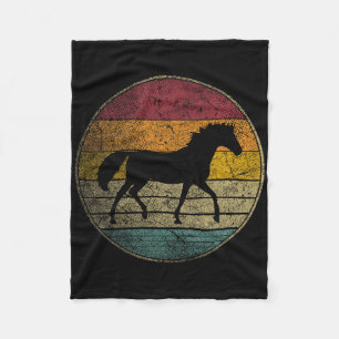 Cobertor De Velo Horse Lover Riding Girl Horseback Vintage Retro 70