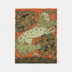 Cobertor De Velo Horse Medieval Arts Artesanatos Art Nouveau