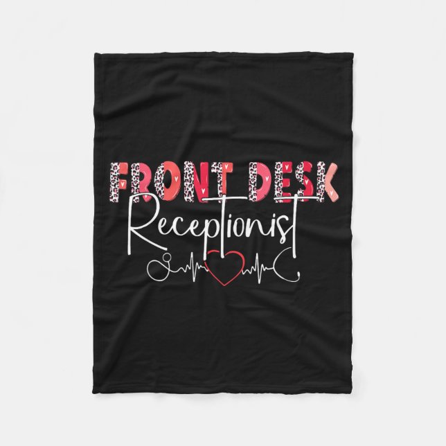 Cobertor De Velo Hostal Receptionist Office Valentine Nursing Tee W (Frente)