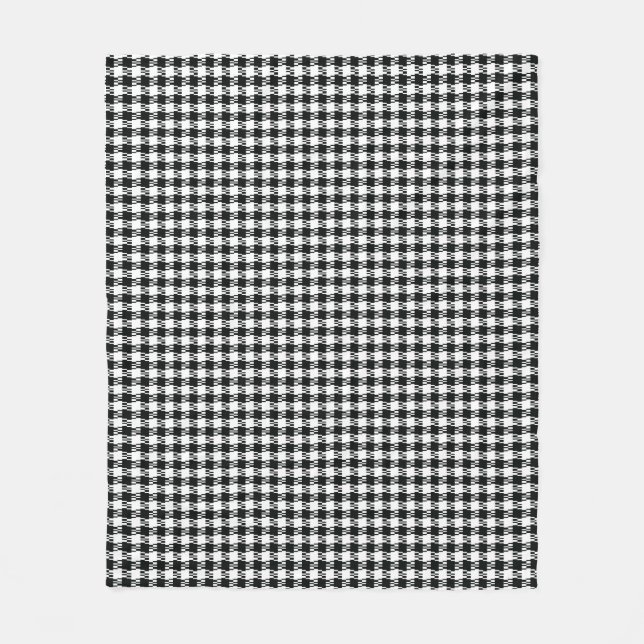 Cobertor De Velo Houndstooth Fleece Blanket (Frente)
