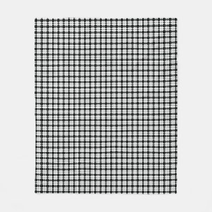 Cobertor De Velo Houndstooth Fleece Blanket