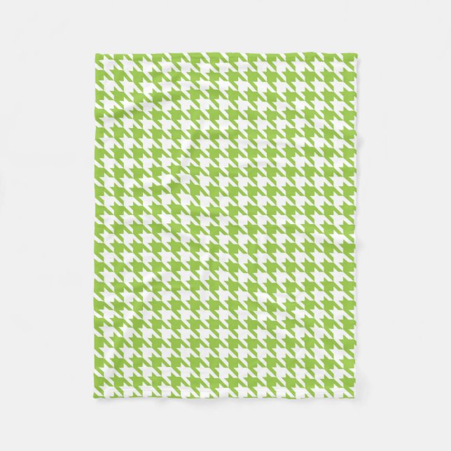 Cobertor De Velo Houndstooth verde (Frente)