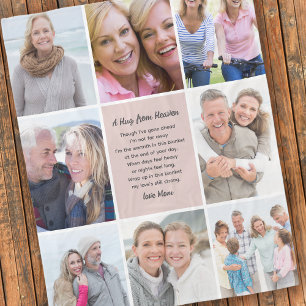 Cobertor De Velo Hug Da Simpatia Da Colagem De Fotos Do Céu