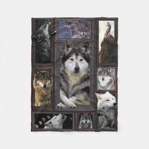 Cobertor De Velo Huge Wolf 3D Blanket