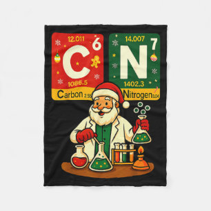 Cobertor De Velo Hugvyn Ciência Natal Carbono Nitrogênio Seis Sete