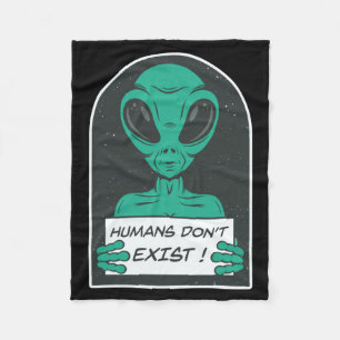 Cobertor De Velo Humanos alienígenas não existem