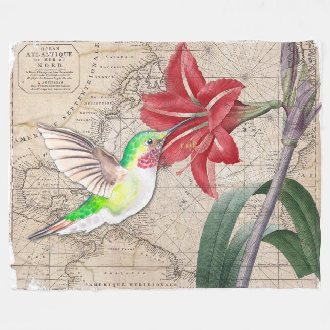 Cobertor De Velo Hummer Map ammaryllis II (Frente (Horizontal))