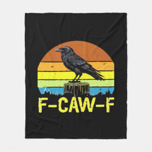 Cobertor De Velo Humor Corvo Engraçado F-Caw-F Gótico